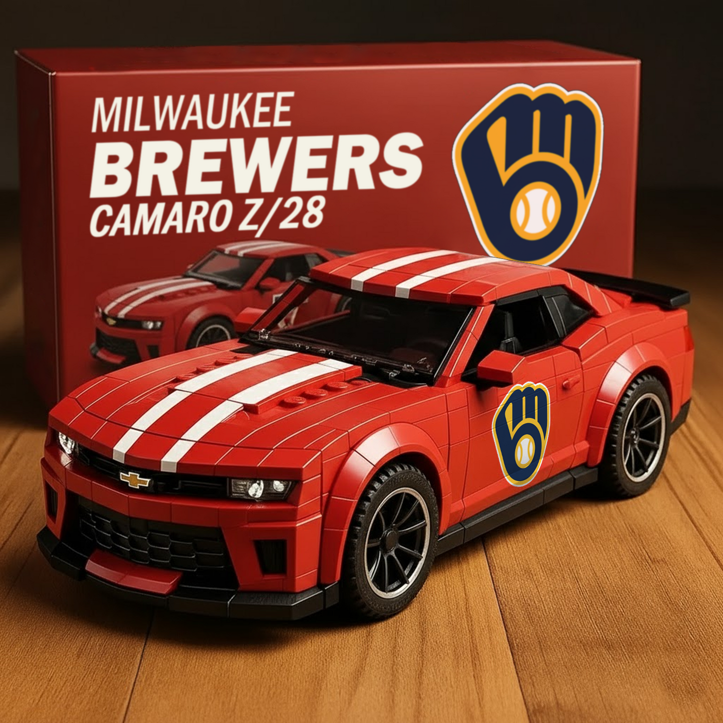 MIL x MLB Baseball Team Camaro Z28 1511 DatND DVT