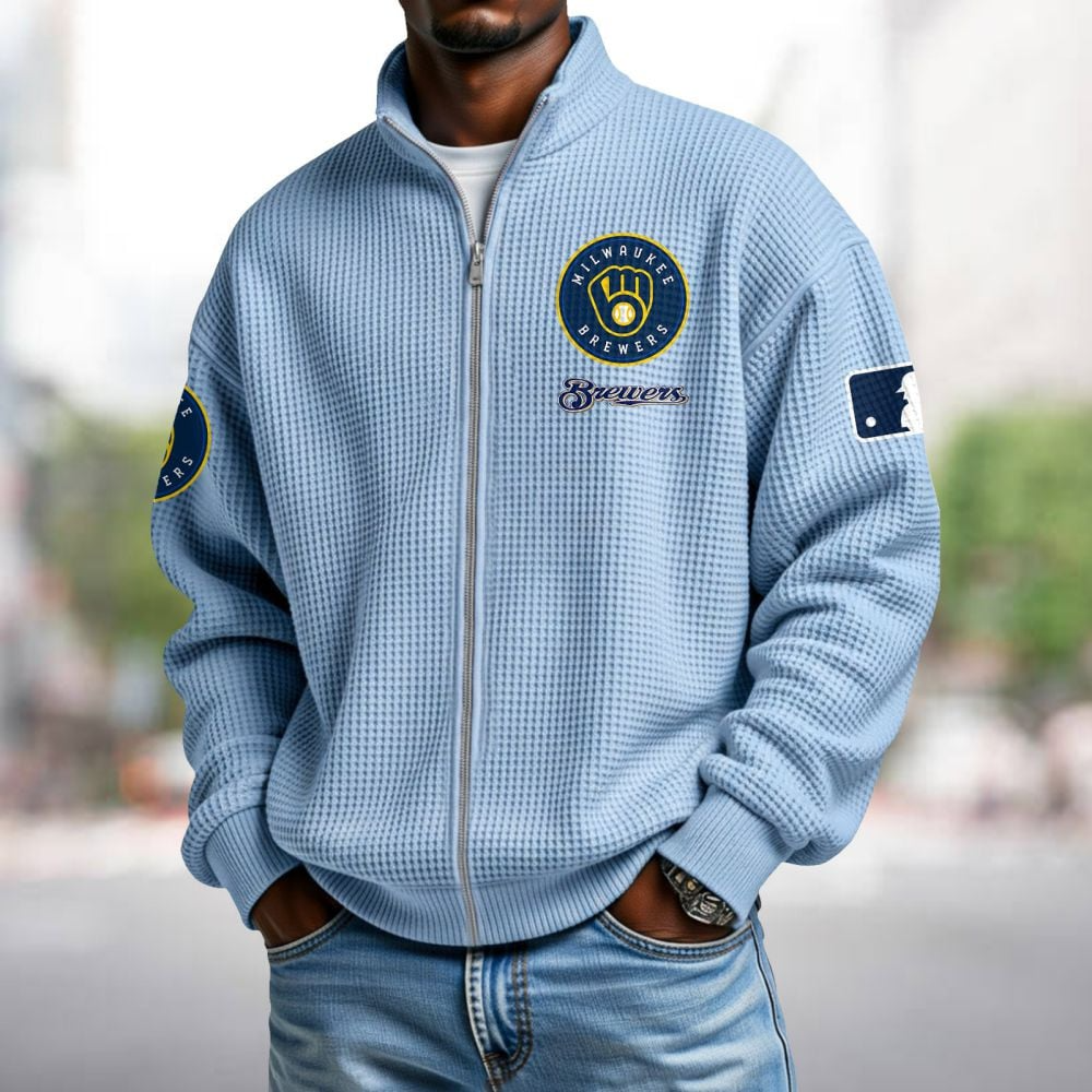MIL x MLB Waffle Zip-Up Sweatshirt DatND DVT
