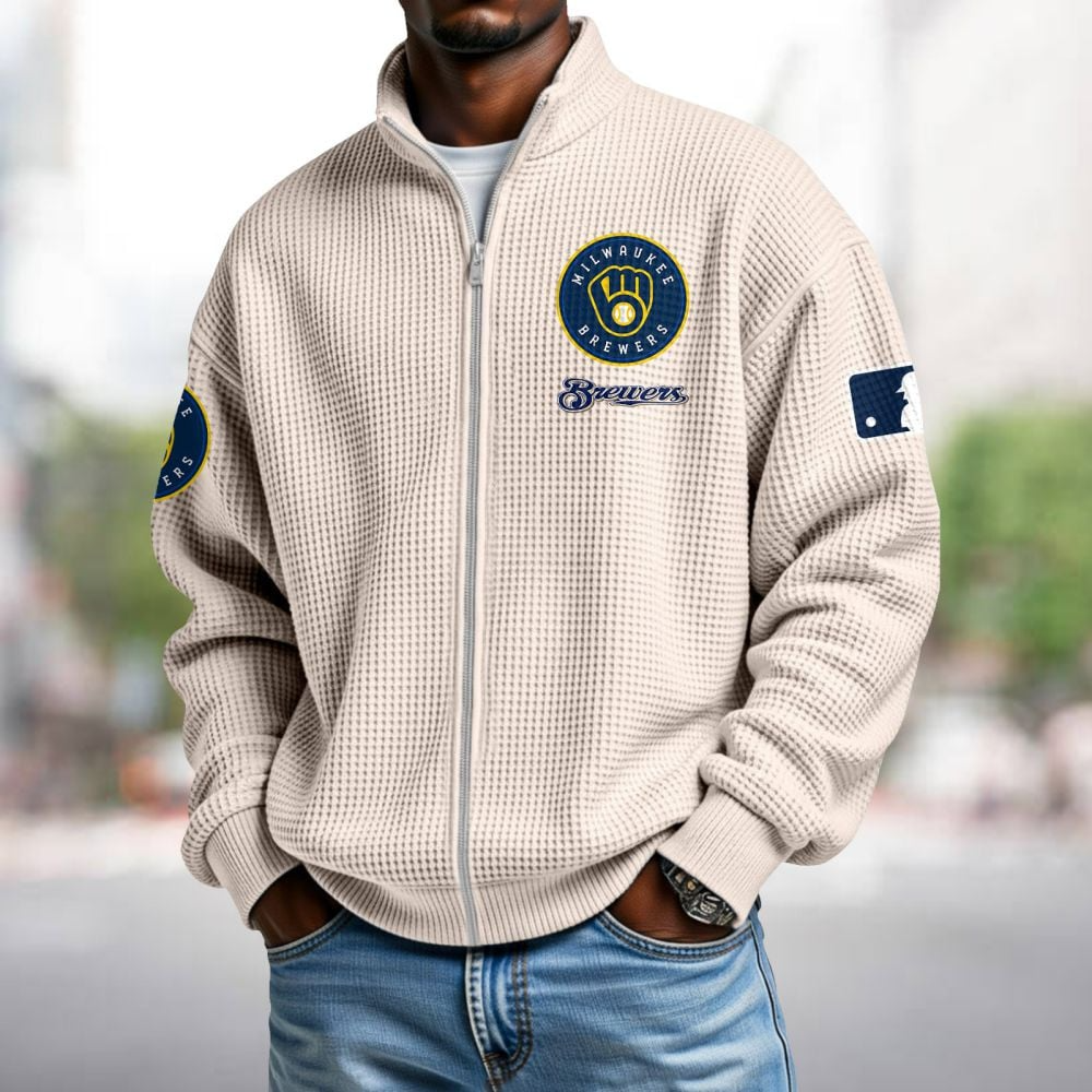 MIL x MLB Waffle Zip-Up Sweatshirt DatND DVT