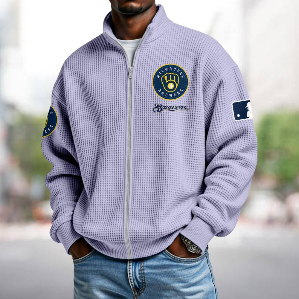 MIL x MLB Waffle Zip-Up Sweatshirt DatND DVT