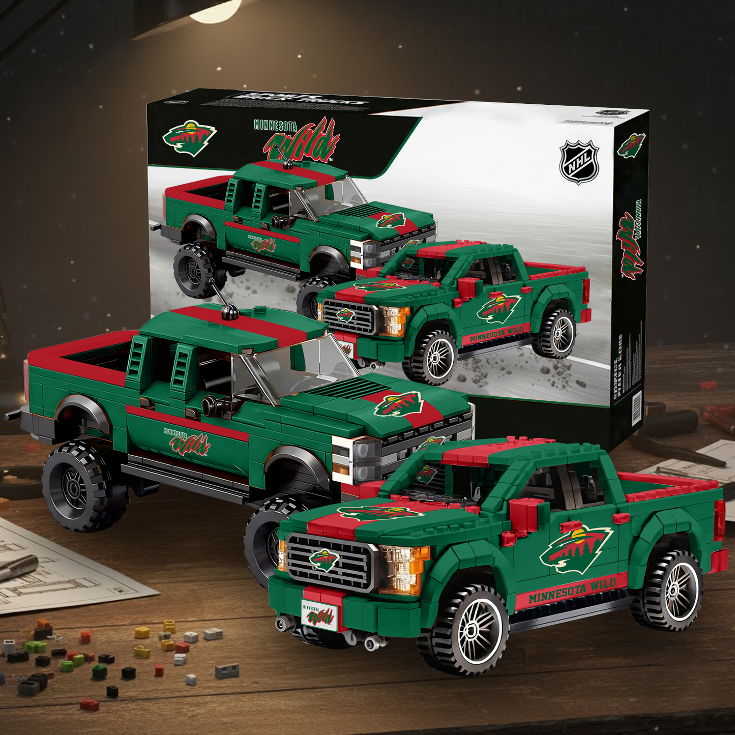 NHL Raptor Pickup Truck and Hockey Racing Trucks V1 NAK NHT