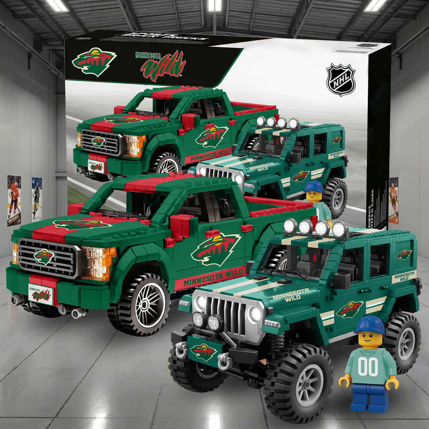 NHL Team Off-Road Vehicles and Hockey Racing Trucks V1 NAK NHT