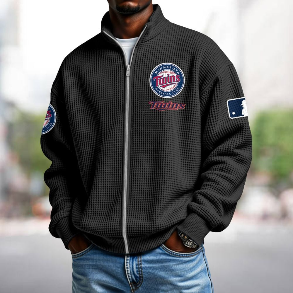 MIN x MLB Waffle Zip-Up Sweatshirt DatND DVT