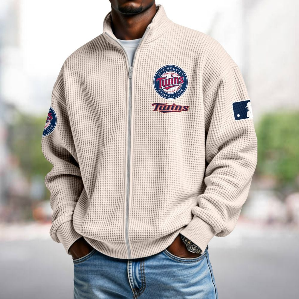 MIN x MLB Waffle Zip-Up Sweatshirt DatND DVT
