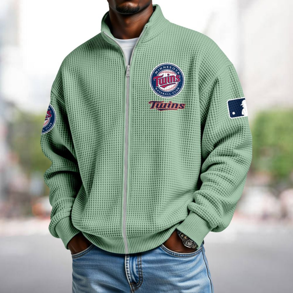MIN x MLB Waffle Zip-Up Sweatshirt DatND DVT
