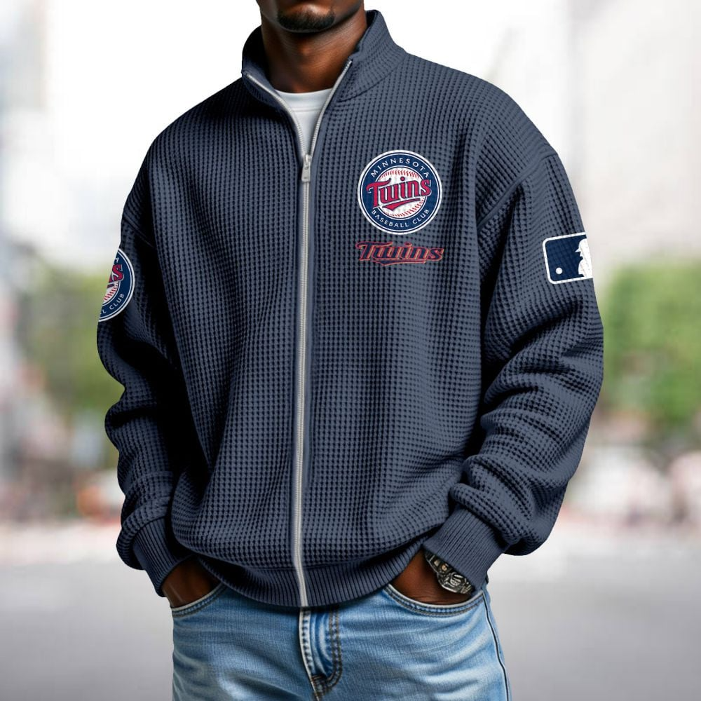 MIN x MLB Waffle Zip-Up Sweatshirt DatND DVT