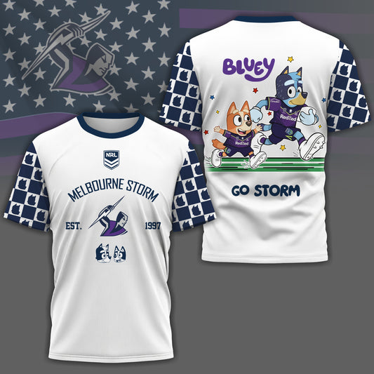 MS x NRL Premium Bluey 3D Shirt DDT TTTZ