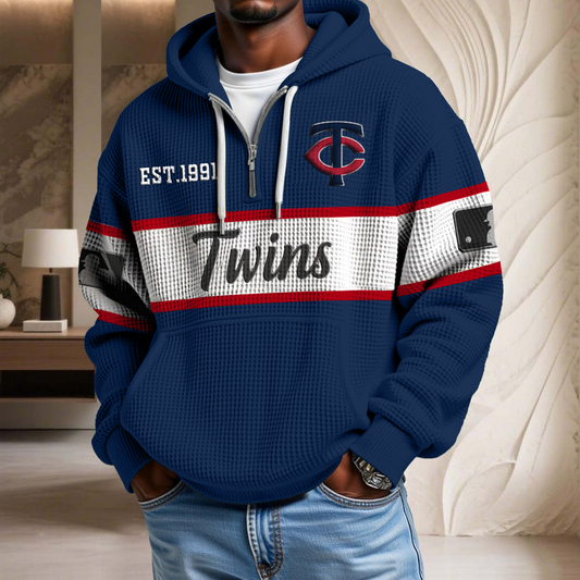 MLB x MT EST Waffle Half Zip Hoodie HLP HLPHUONG