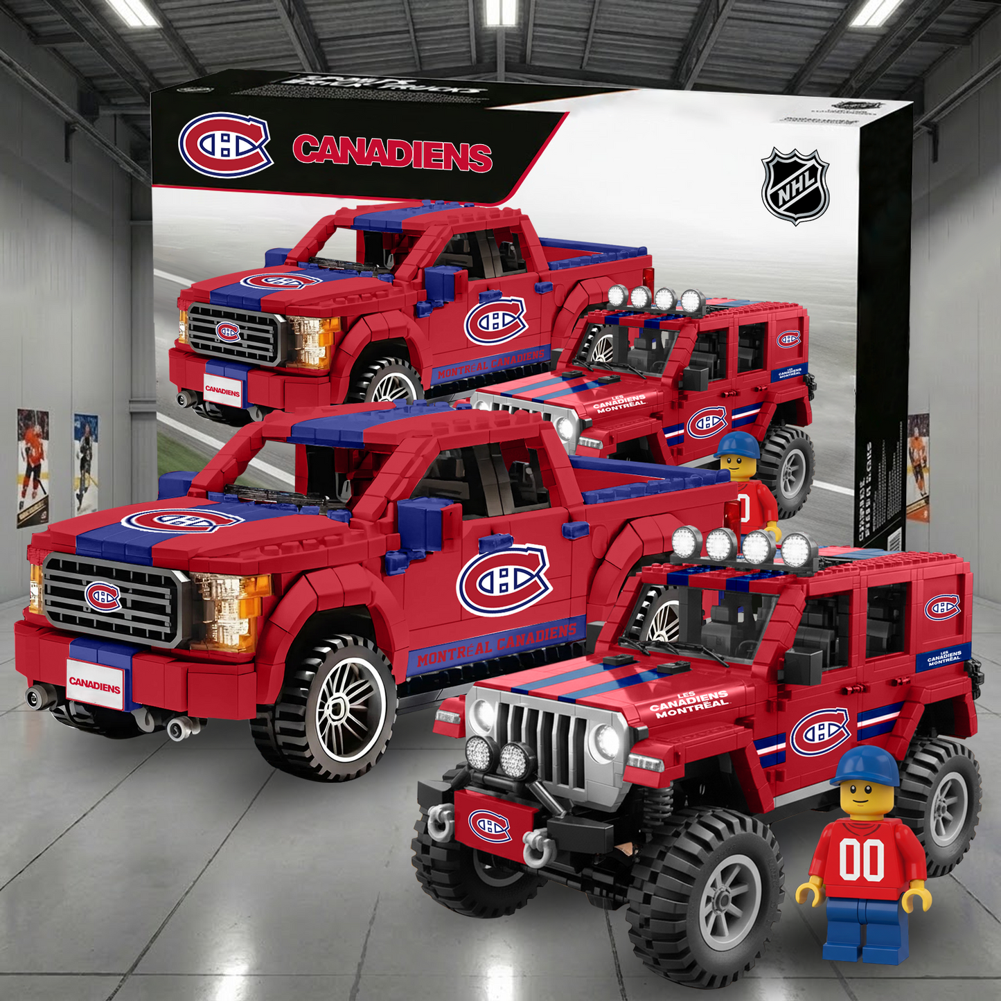 NHL Team Off-Road Vehicles and Hockey Racing Trucks V1 NAK NHT