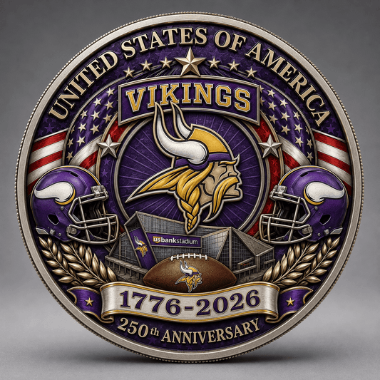 MV Premium NFL 250 Years Of Freedom Commemorative Coin DDT 090626 NTL