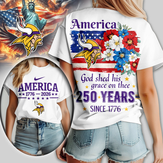 MV Premium NFL America God Shed His Grace On Thee Women Shirt DDT  NTL
