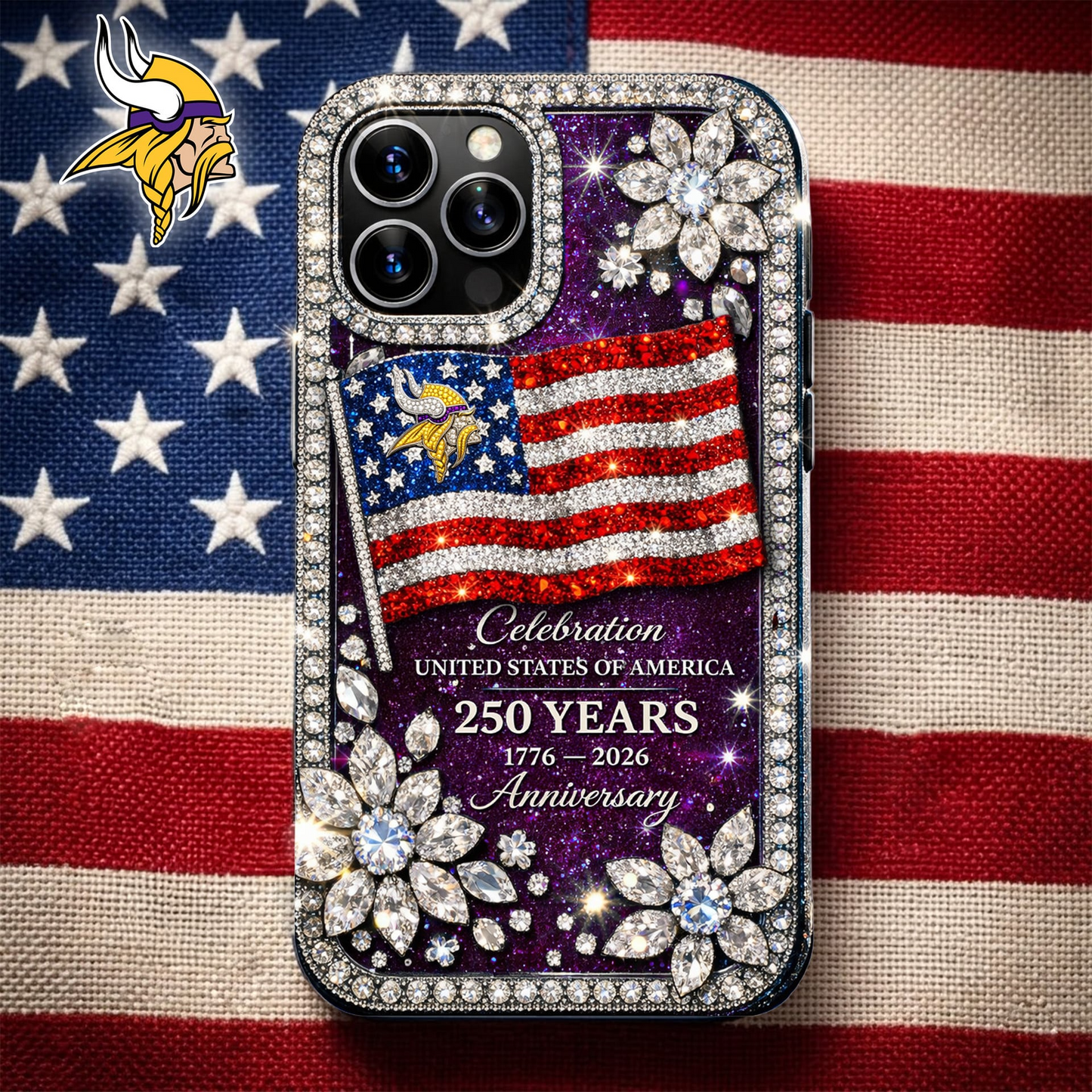 MV Premium NFL Celebration United States Of America 250 Years Luxury Phone Case DDT CTND