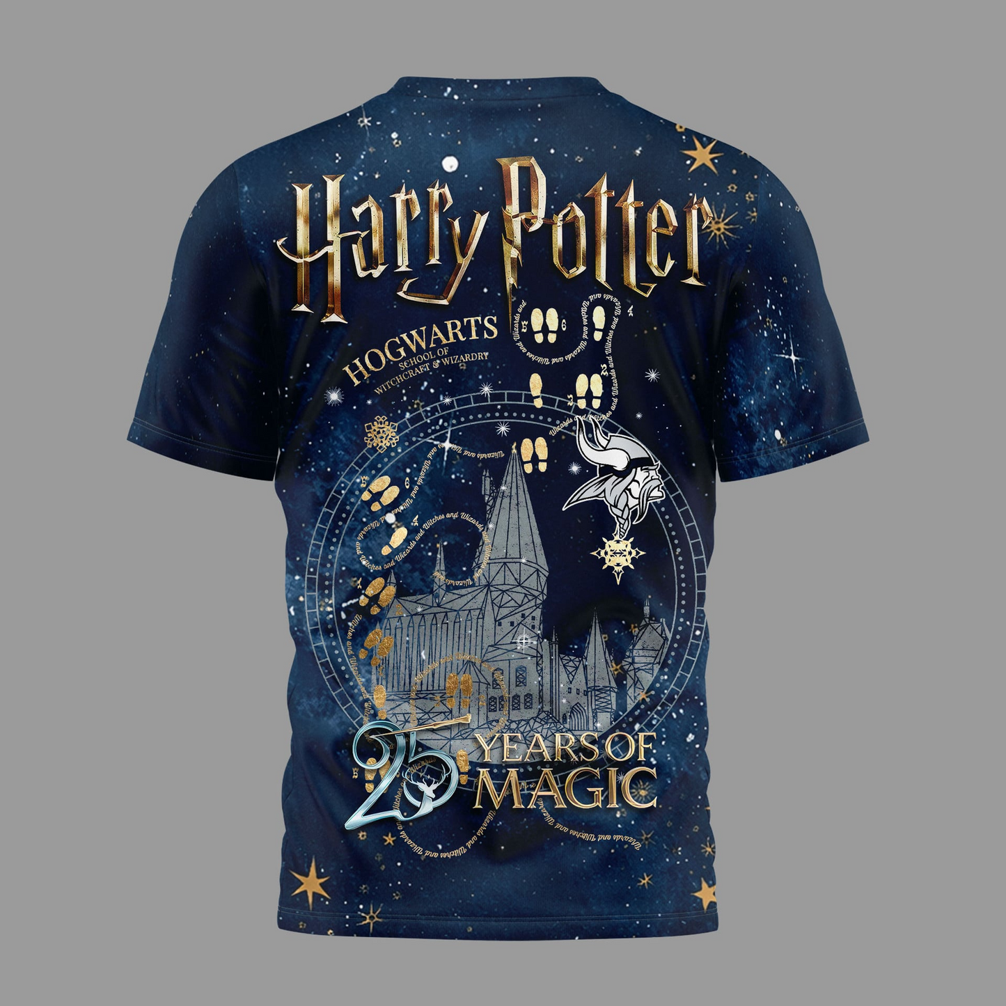 MV Premium NFL Harry Potter 25 Years Of Magic 3D Shirt DDT CTND