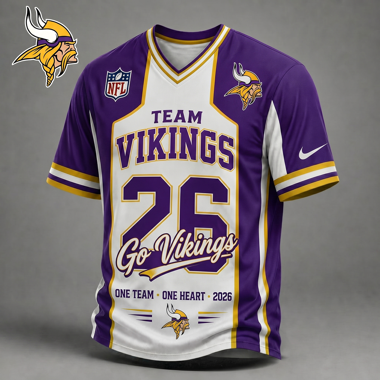 MV Premium NFL Team Pride V-Neck Jersey DDT  010626 HLPHUONG
