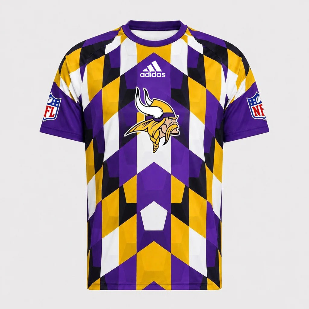 MV x NFL Premium Geometric Fan Performance T-Shirt