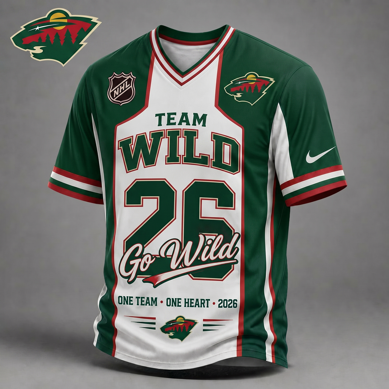 MW Premium NHL Team Pride V-Neck Jersey DDT  010626 HLPHUONG