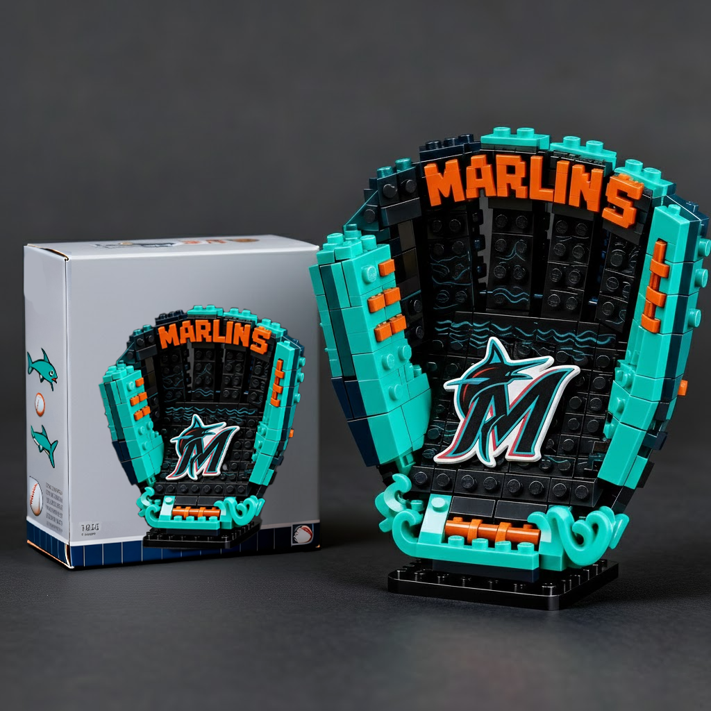 MLB Teams Baseball Glove Building Block Set Ver.2 DDT NTL