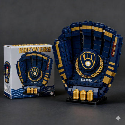 MLB Teams Baseball Glove Building Block Set Ver.2 DDT NTL