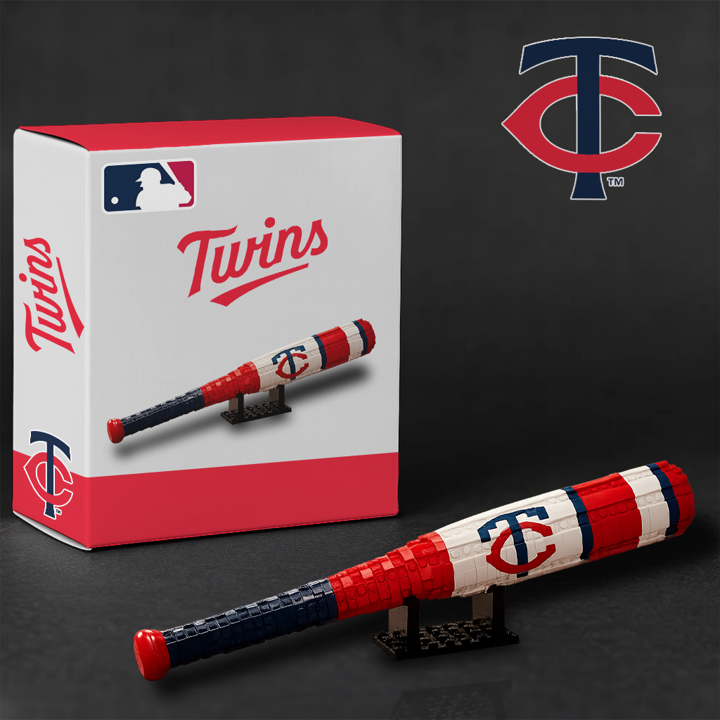 MLB Teams Baseball Bat Building Block Set DDT NTL