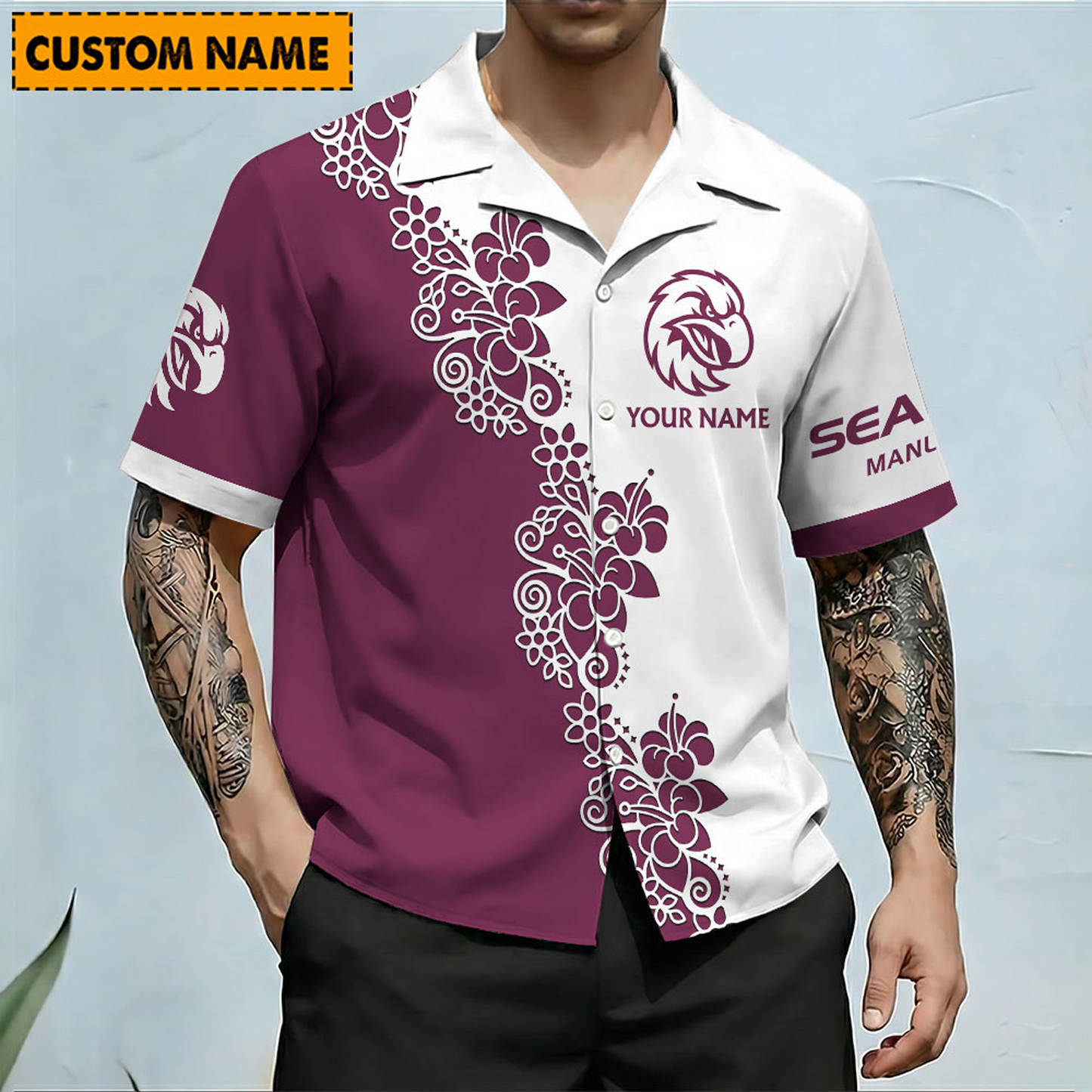 NAM X PREMIUM NRL Hawaiian Shirt Custom Name Limited Edition NDT NHT