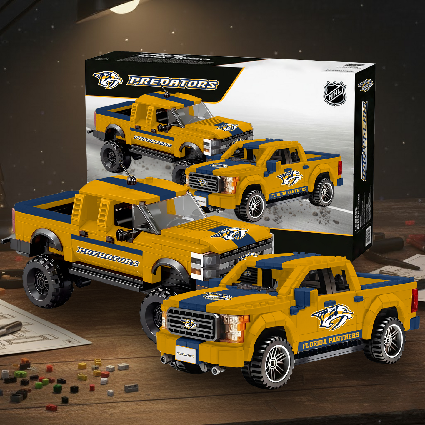 NHL Raptor Pickup Truck and Hockey Racing Trucks V1 NAK NHT