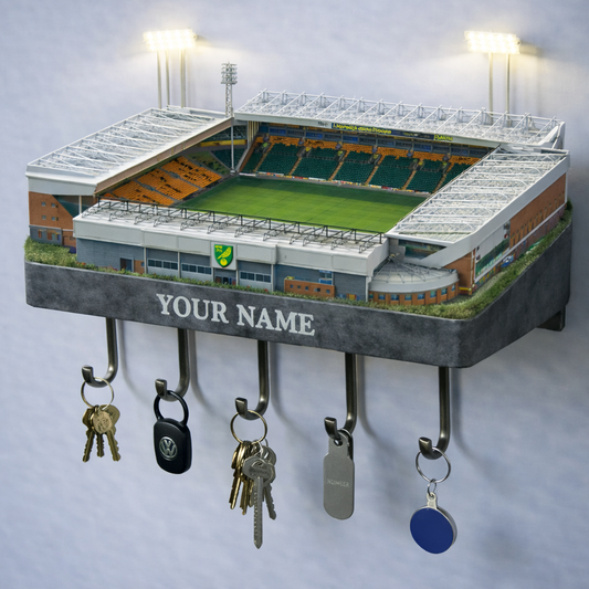 NC Stadium Premium EFL Wood Key Hanger DDT NTL