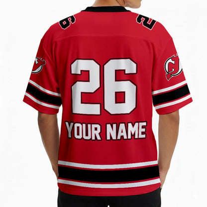 ND x Hockey Ice Short Sleeves Jersey Shirt Custom Any Number Gift DDT TTTZ
