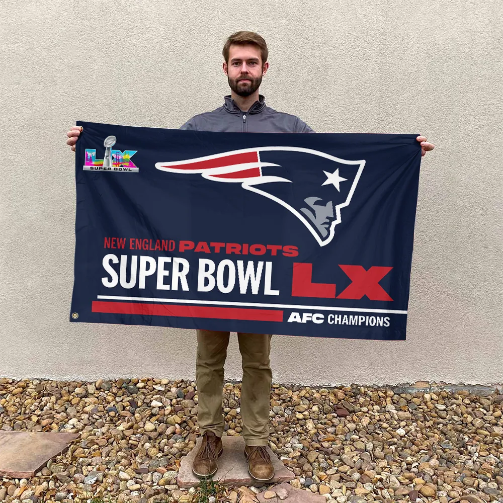 NE 2025 AFC Champions 3D Double-side House Flag V2 DatND DVT