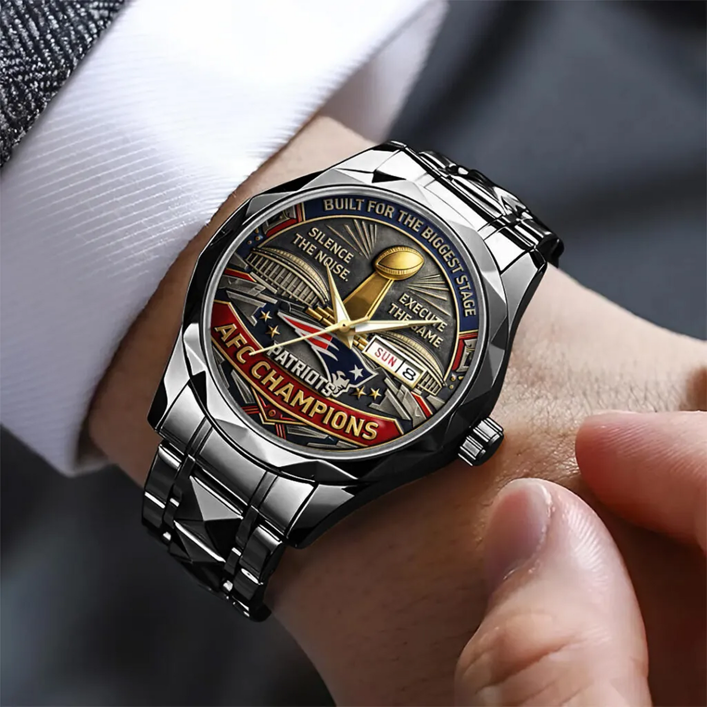 NE 2025 AFC Champions Alloy Luxury Quartz Watch V1 DatND DVT