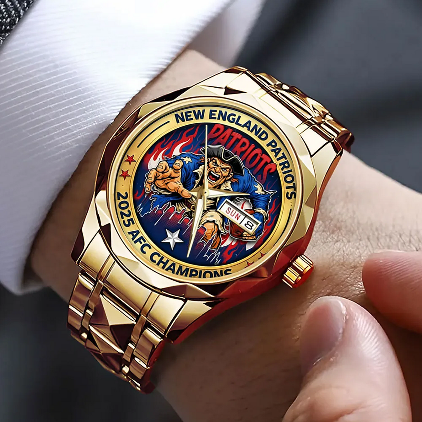 NE 2025 AFC Champions Alloy Luxury Quartz Watch V2 DatND DVT