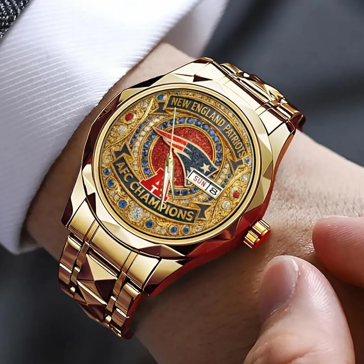 NE 2025 AFC Champions Alloy Luxury Quartz Watch V3 DatND DVT