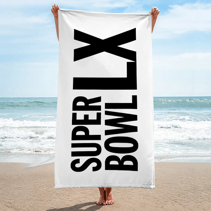 NE 3D AFC Champions Rectangle Beach Towel V2 DatND DVT