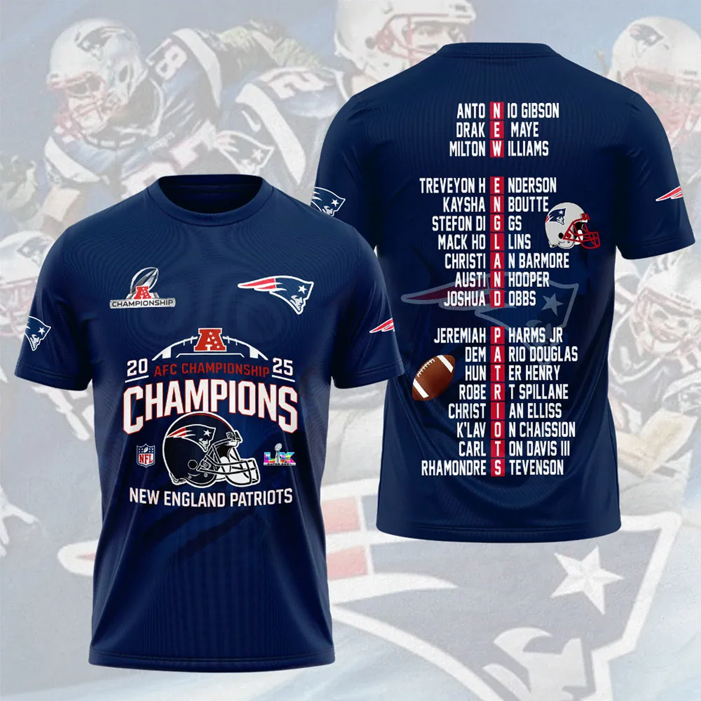 NE AFC Champions 2026 3D Apparel V6 DatND DVT