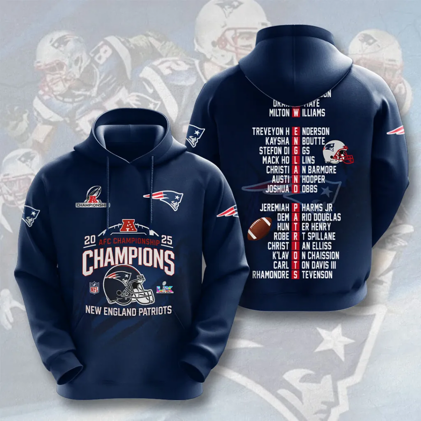 NE AFC Champions 2026 3D Apparel V6 DatND DVT