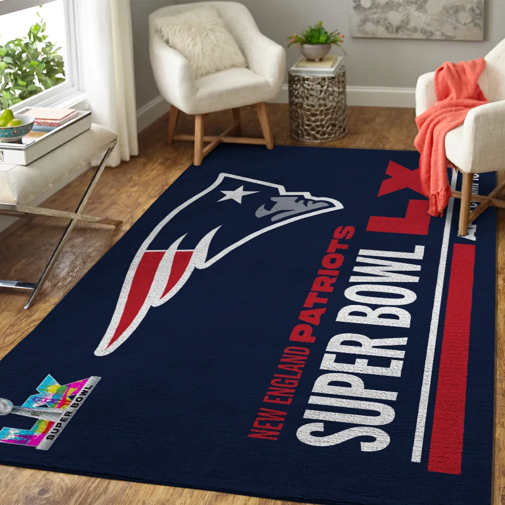 NE AFC Champions Rectangular Rug V1 DatND DVT