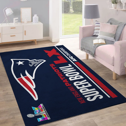 NE AFC Champions Rectangular Rug V1 DatND DVT