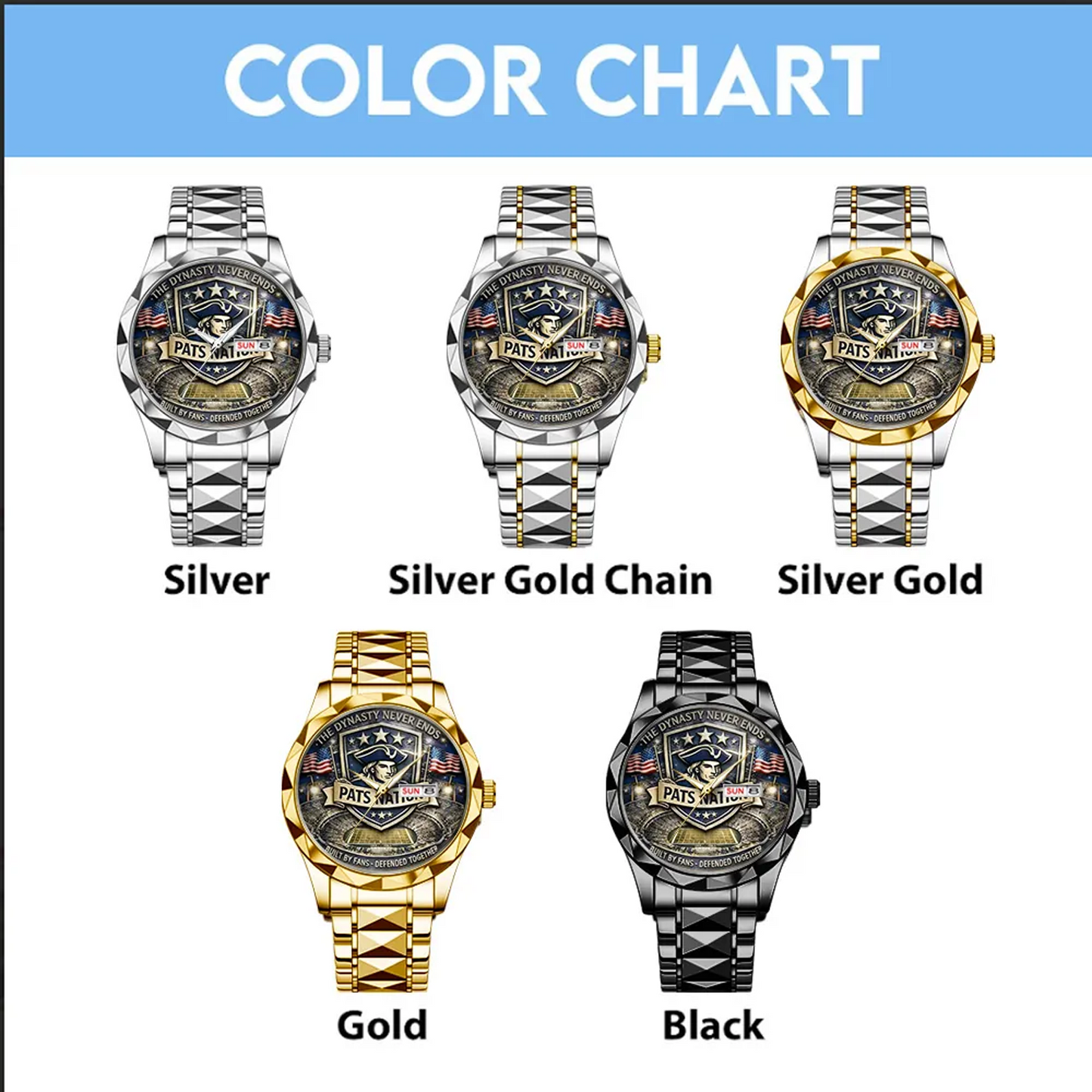 NE Alloy Luxury Quartz Watch V1 DatND DVT