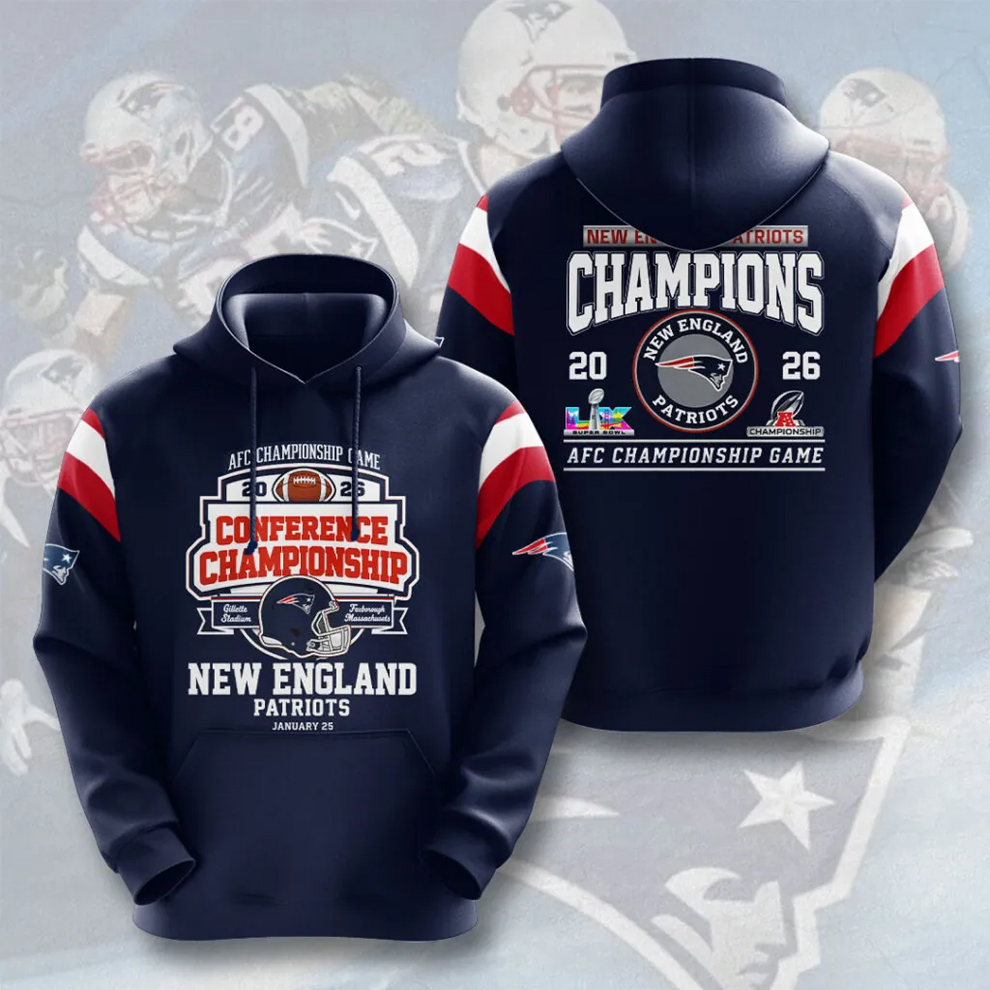 NE x NFL AFC Champions 2026 3D Apparel V2DatND DVT