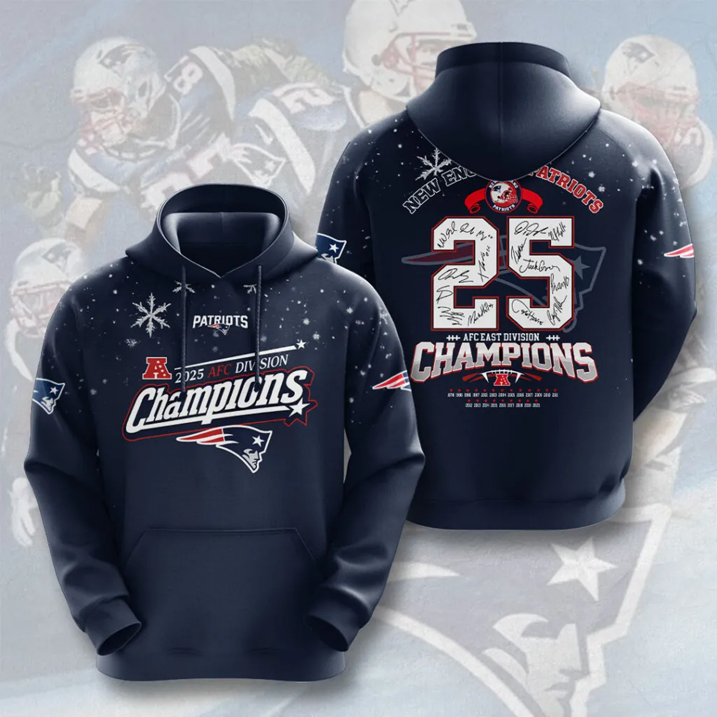 NE x NFL AFC Champions 2026 3D Apparel V5DatND DVT