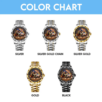 NE x NFL AFC Champions 2026 Alloy Luxury Quartz Watch V4DatND DVT
