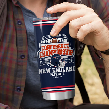 NE x NFL AFC Champions 2026 Tumbler Cup V1DatND DVT