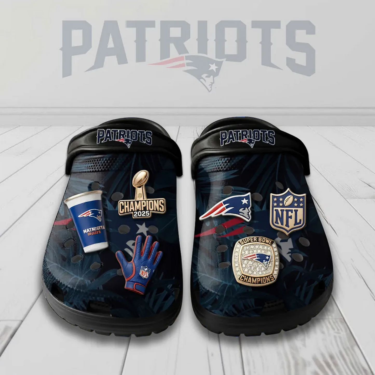 NE x NFL Custom Clogs V2DatND DVT