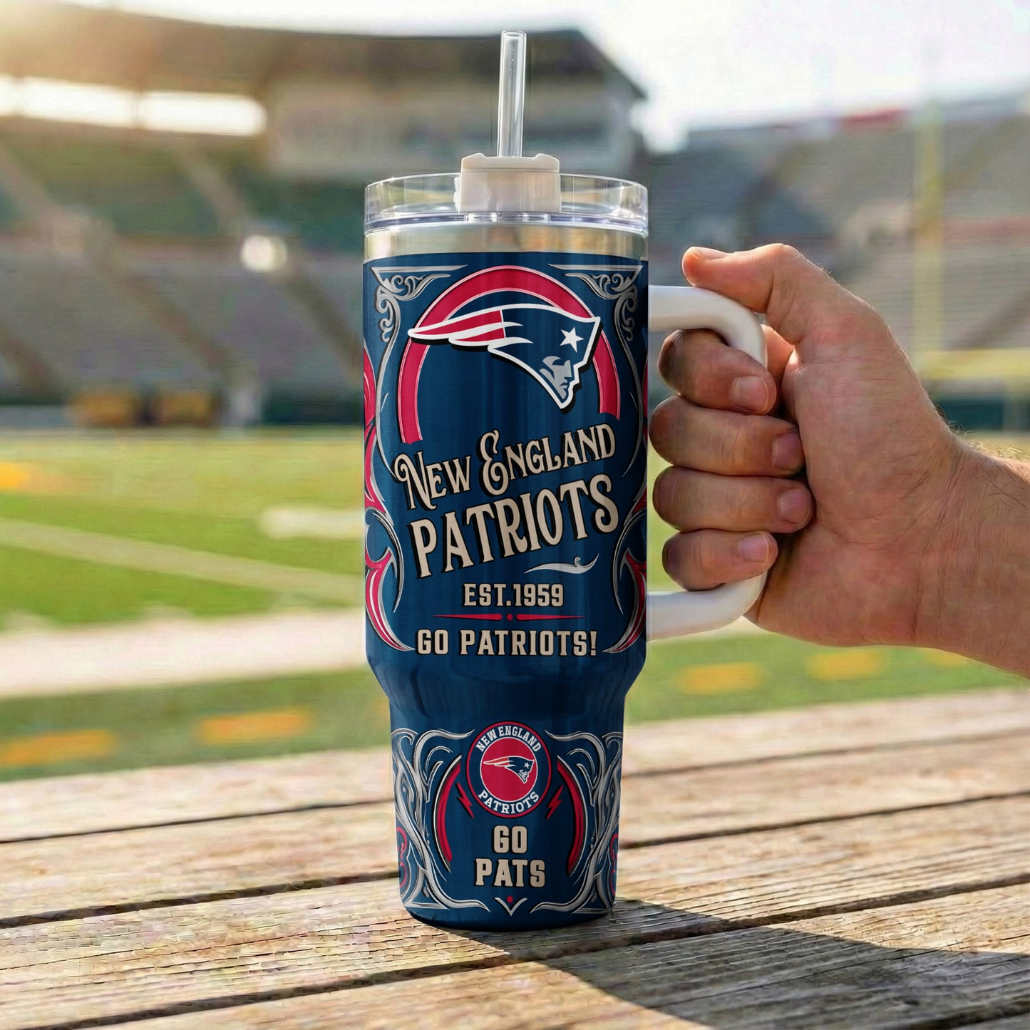 NE x NFL Stainless Steel Tumble DatND DVT