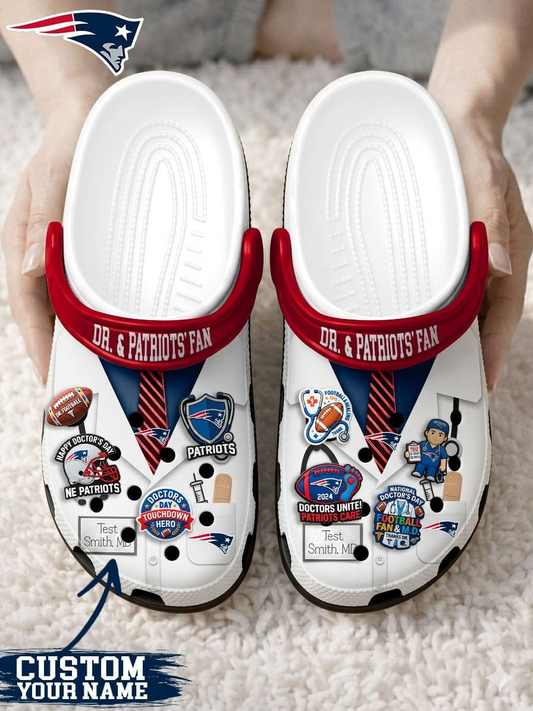 NEP PREMIUM NFL NATIONAL DOCTOR'S DAY CLOGS WITH 8 CHARMS DDT  CTND