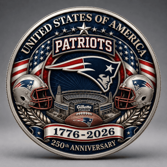 NEP Premium NFL 250 Years Of Freedom Commemorative Coin DDT 090626 NTL