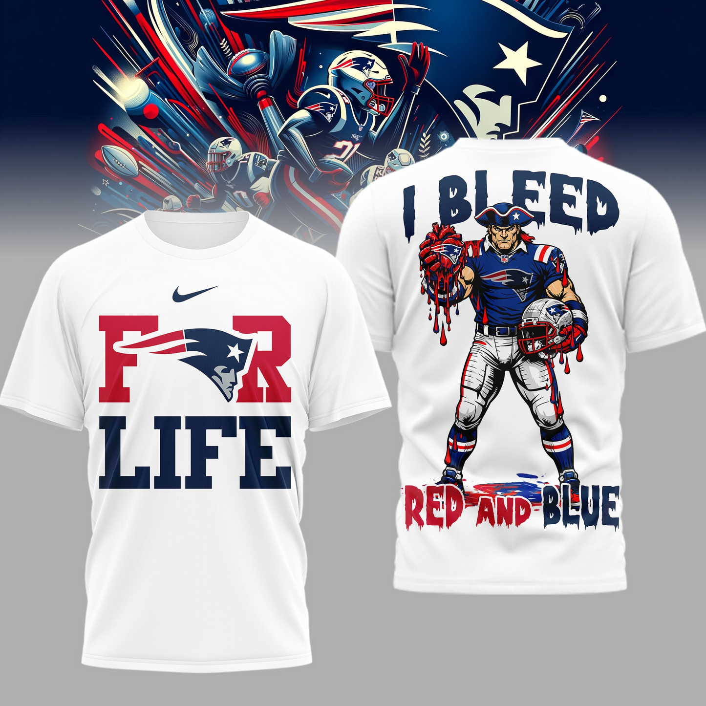 NEP Premium NFL Built on Loyalty 3D Shirt DDT  NTL