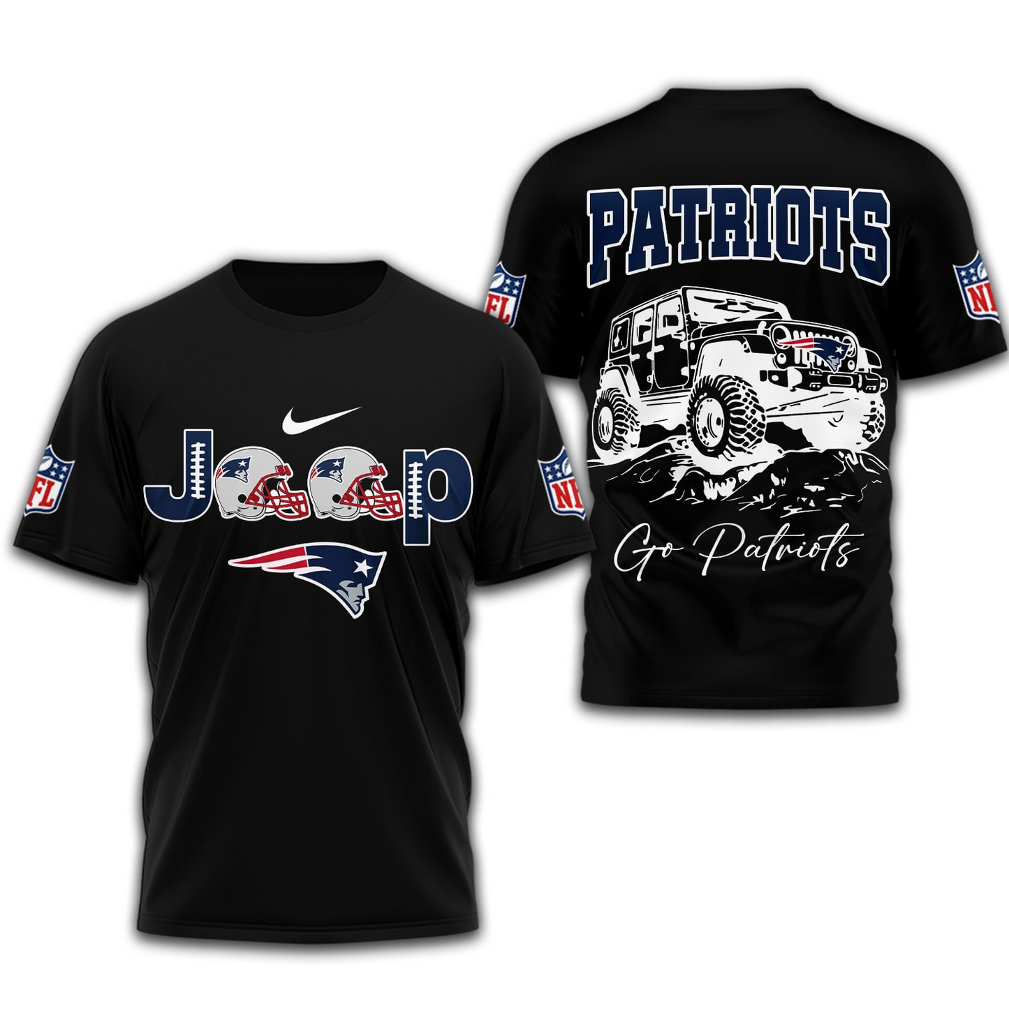 NEP Premium NFL Jeep 3D Shirt DDT NTL