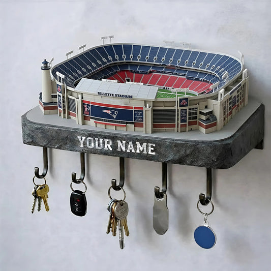 NEP Stadium Premium NFL Wood Key Hanger DDT NHM