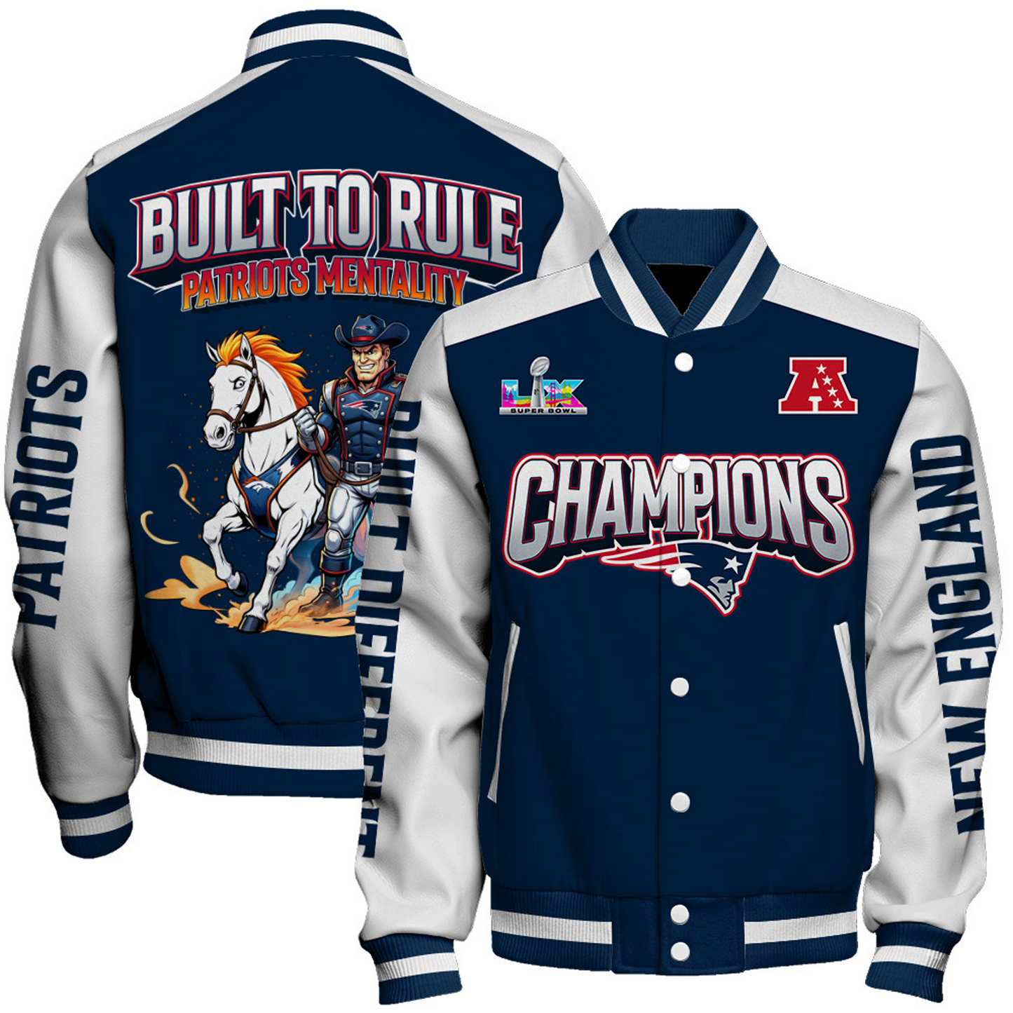 NEP x 2025 AFC Champions Premium Varsity Jacket V6 DATND TANTD