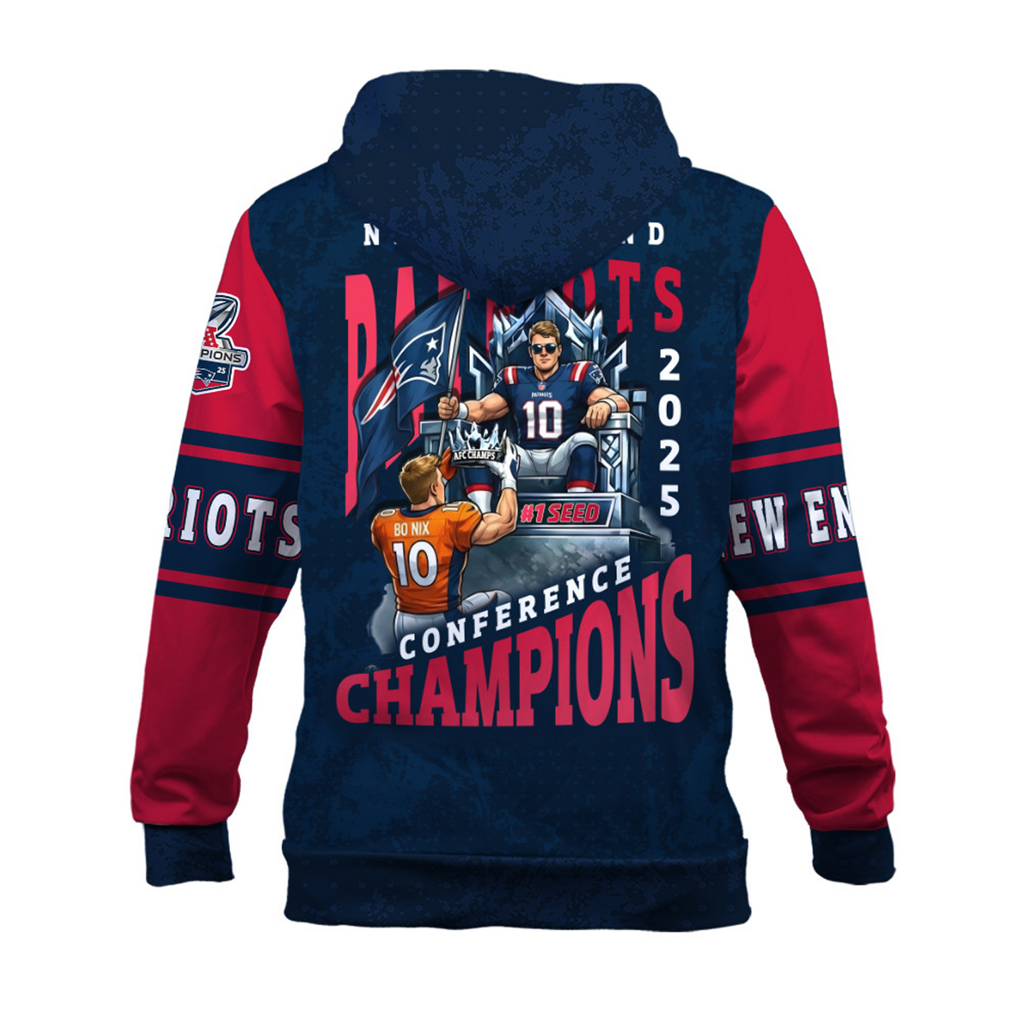 NEP x NFC Conference Champions 3D Hoodie V2 DATND TANTD